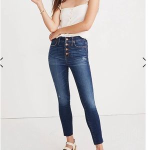 Madewell High- Rise Skinny Jeans Rosecliff Wash 27
